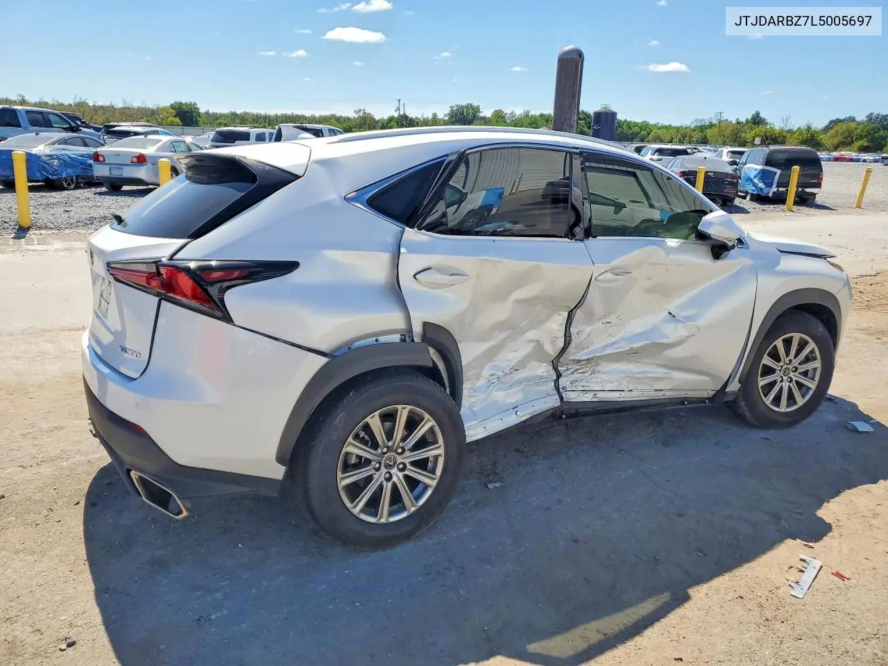 2020 LEXUS NX VIN JTJDARBZ7L5005697 — фото 3