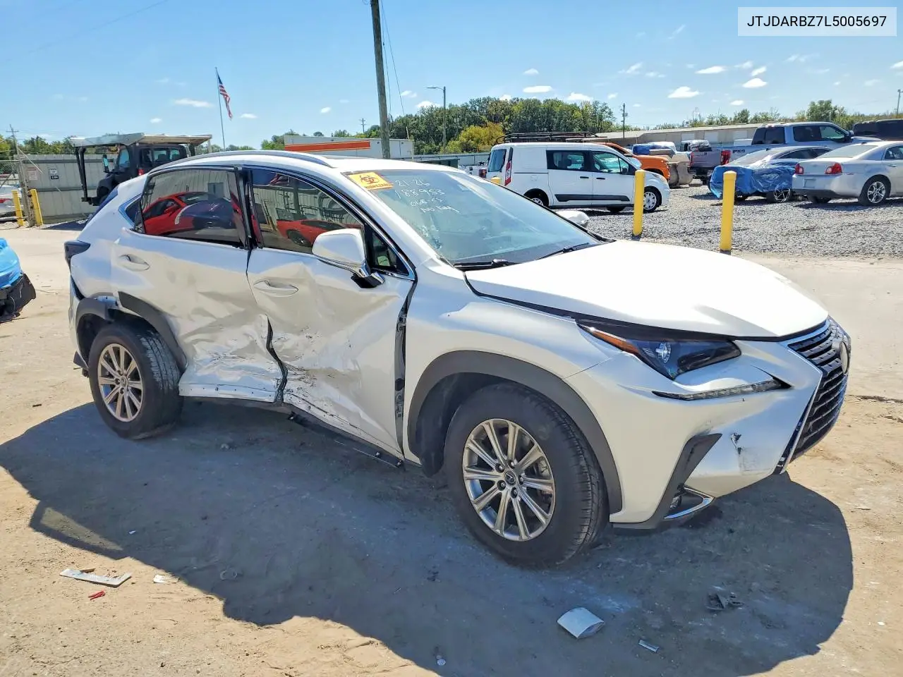 2020 LEXUS NX VIN JTJDARBZ7L5005697 — фото 4