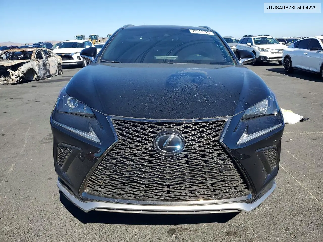 2020 LEXUS NX VIN JTJSARBZ3L5004229 — фото 5