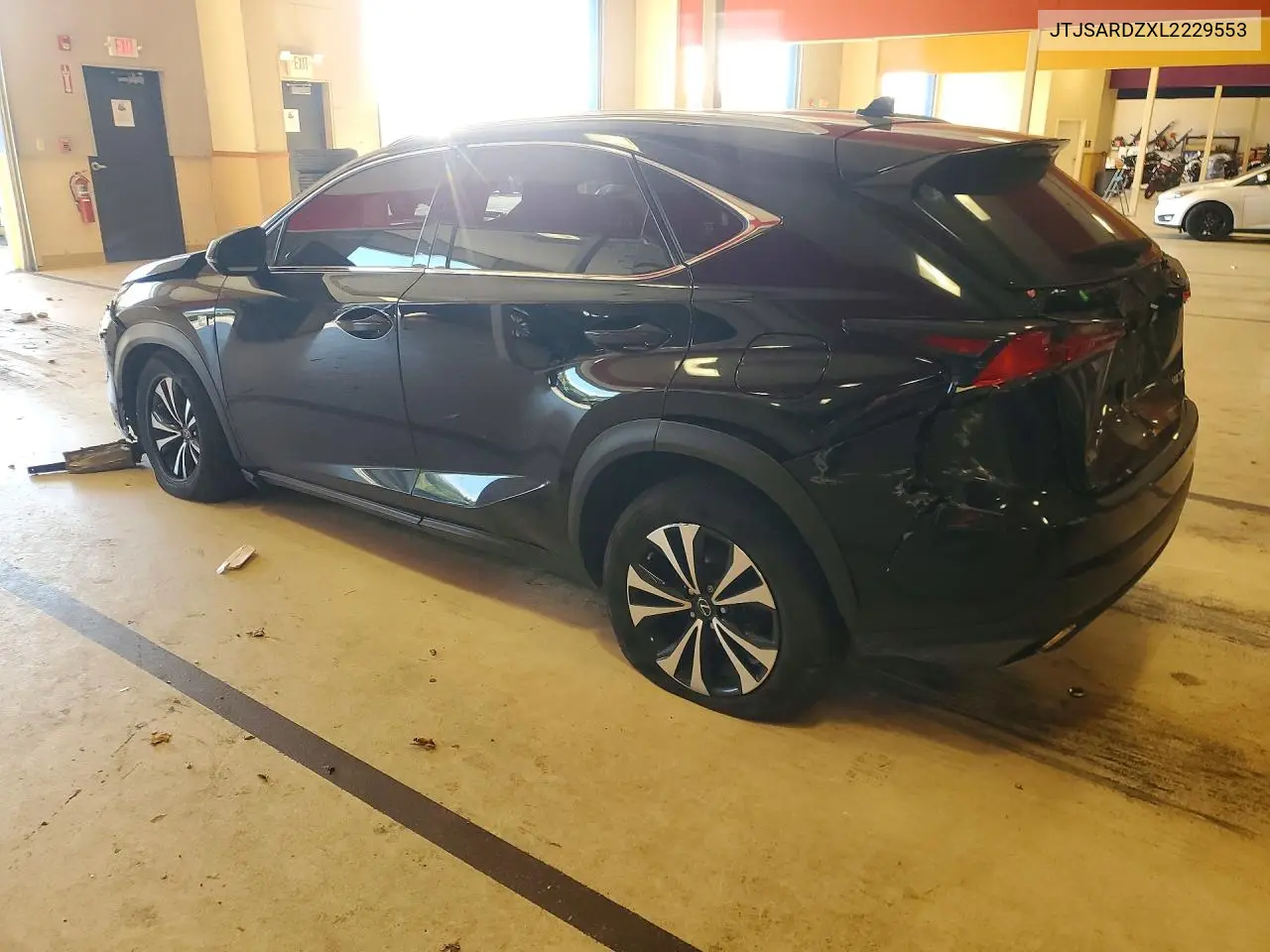 2020 LEXUS NX VIN JTJSARDZXL2229553 — фото 2