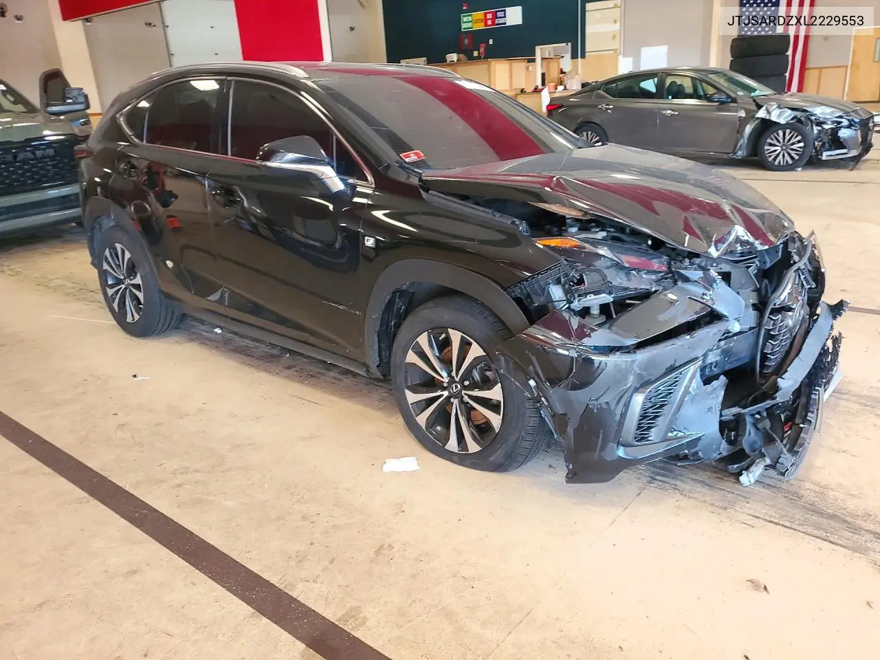 2020 LEXUS NX VIN JTJSARDZXL2229553 — фото 4