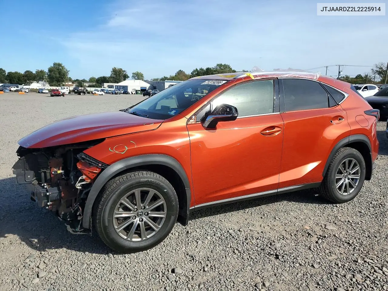 LEXUS NX 2020, VIN JTJAARDZ2L2225914