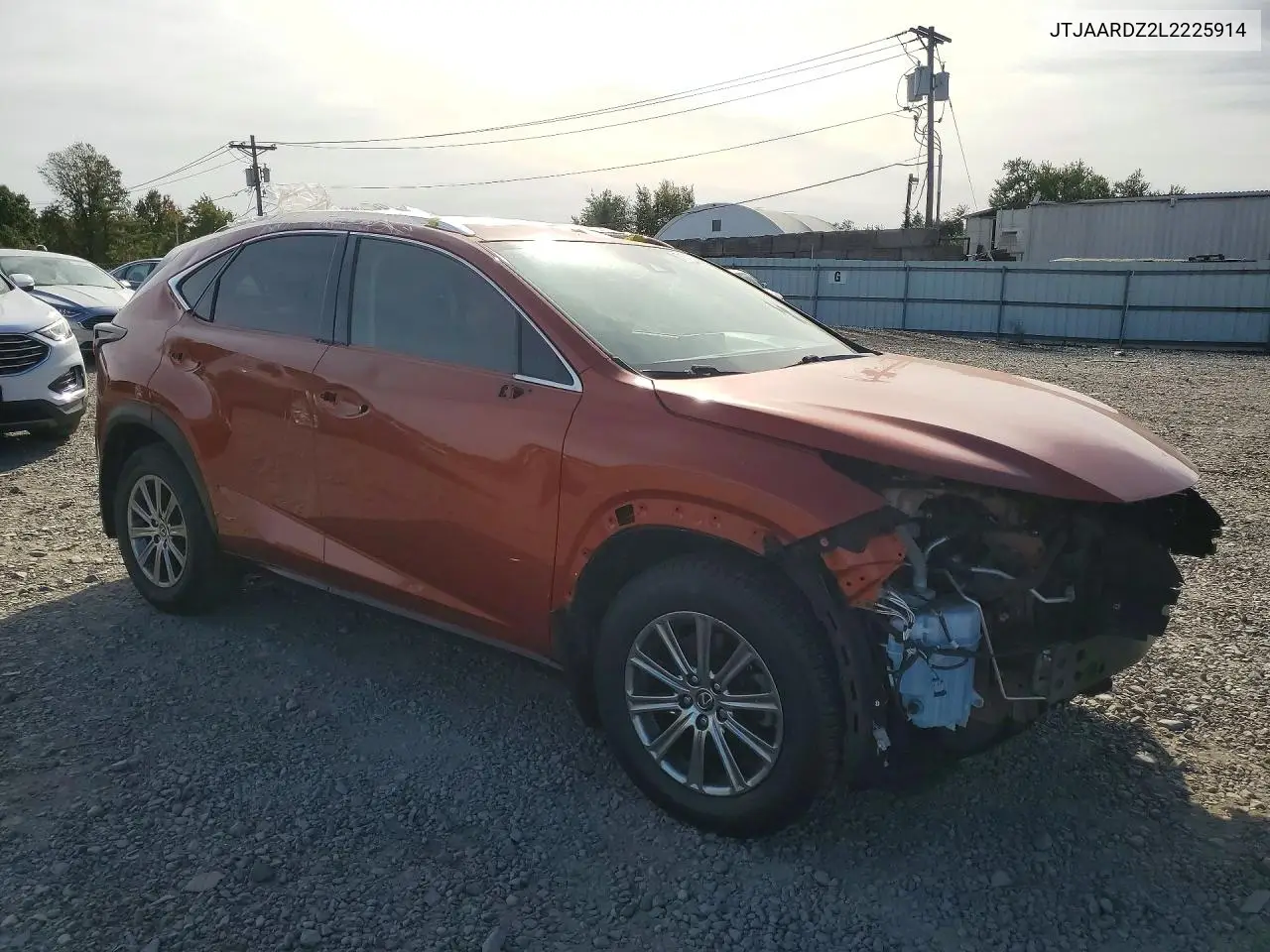2020 LEXUS NX VIN JTJAARDZ2L2225914 — фото 4