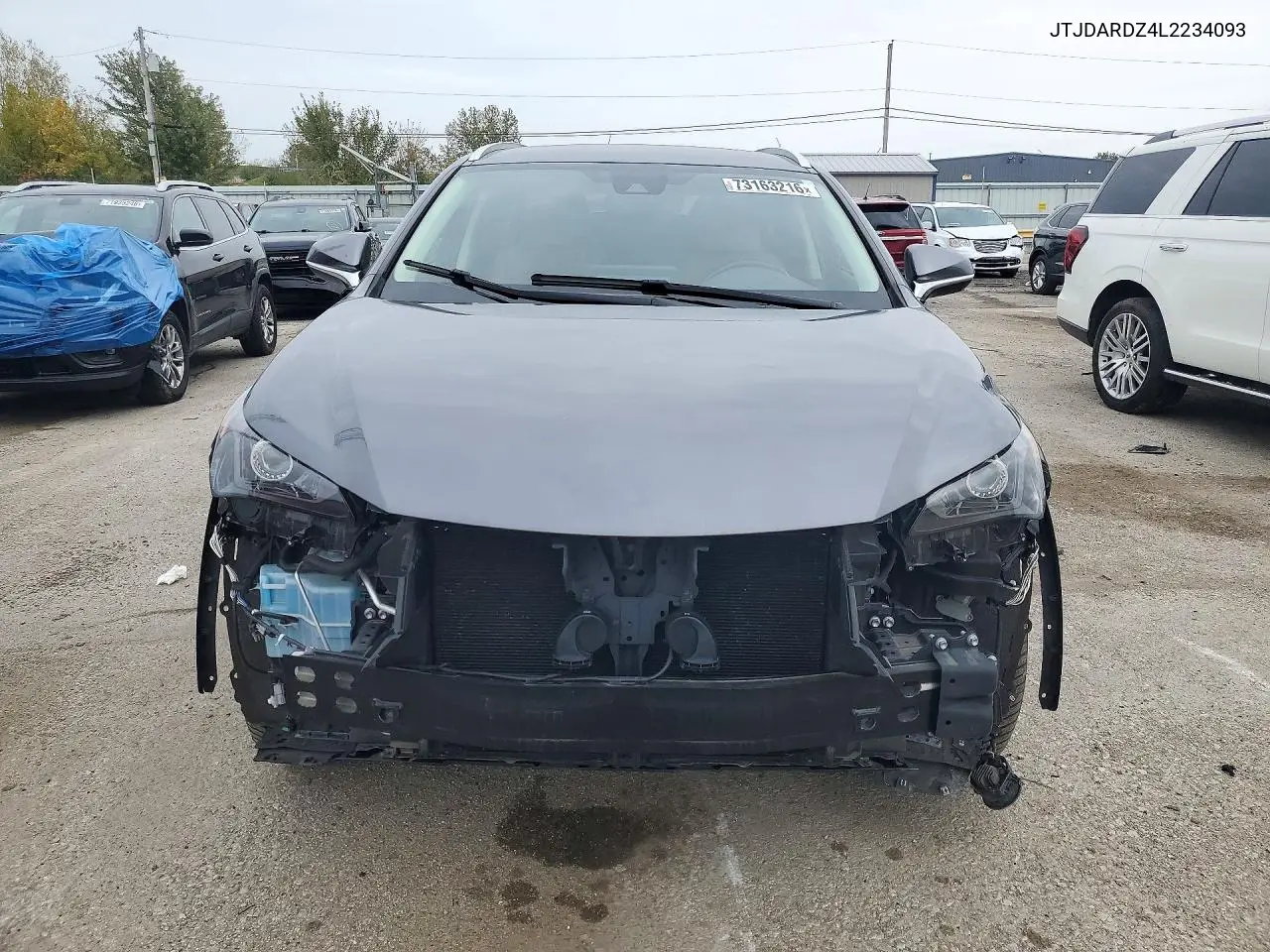 2020 LEXUS NX VIN JTJDARDZ4L2234093 — фото 5