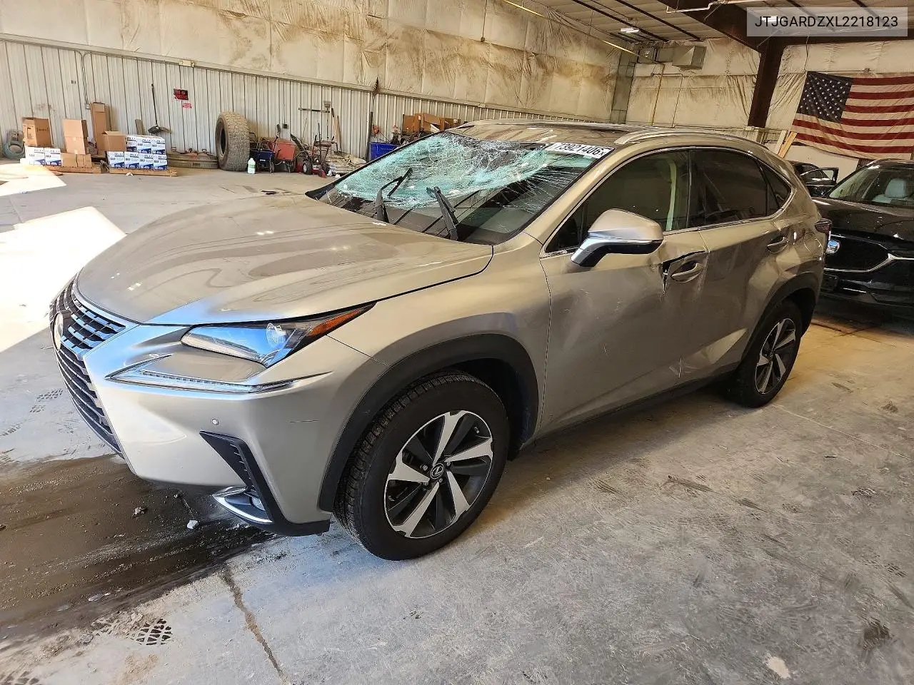 LEXUS NX 2020, VIN JTJGARDZXL2218123