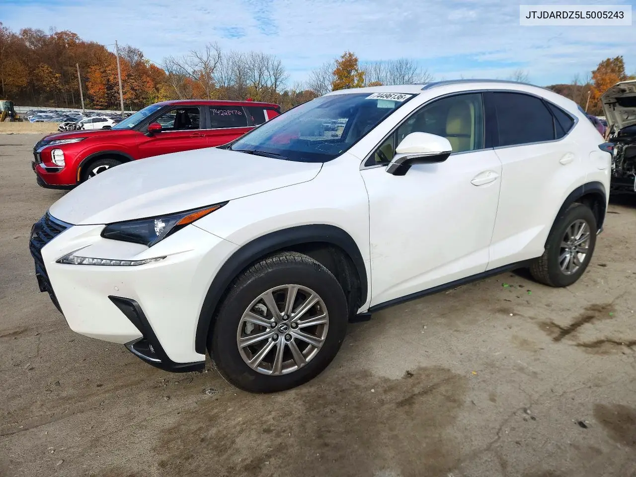 LEXUS NX 2020, VIN JTJDARDZ5L5005243