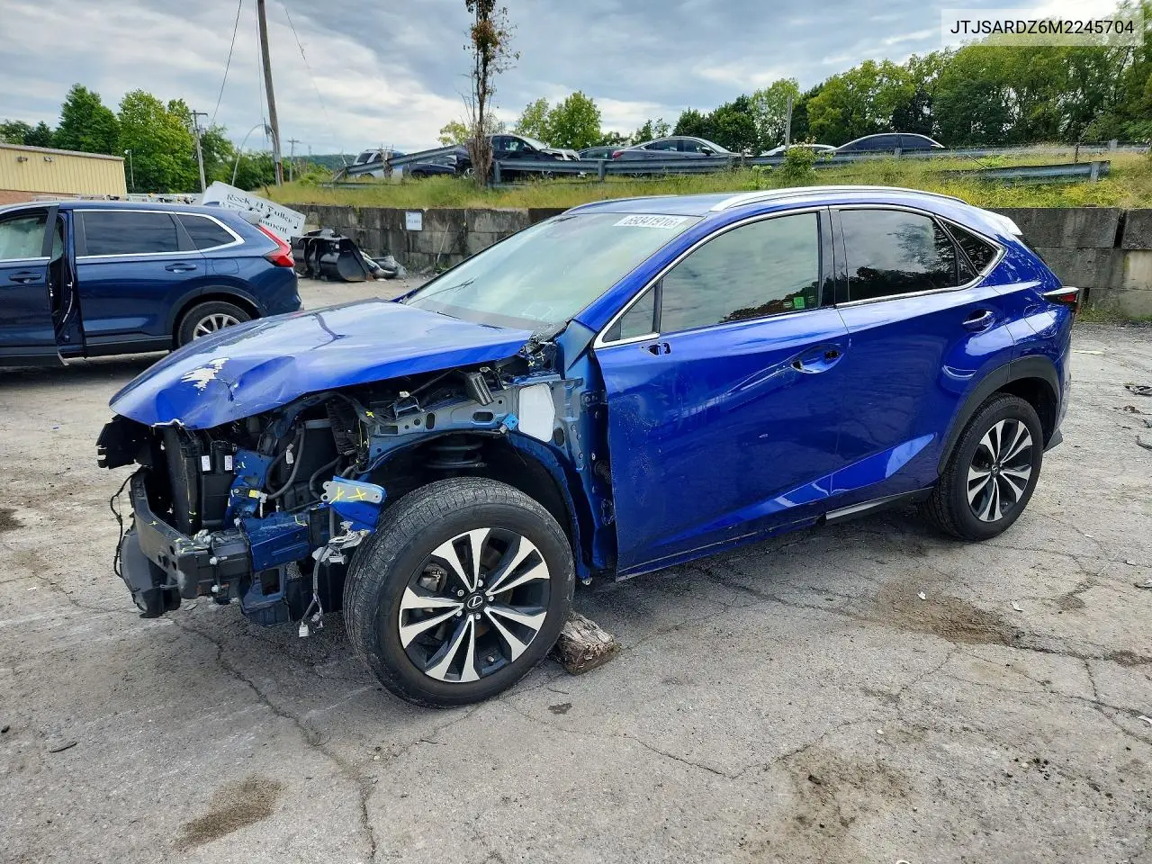 LEXUS NX 2021, VIN JTJSARDZ6M2245704
