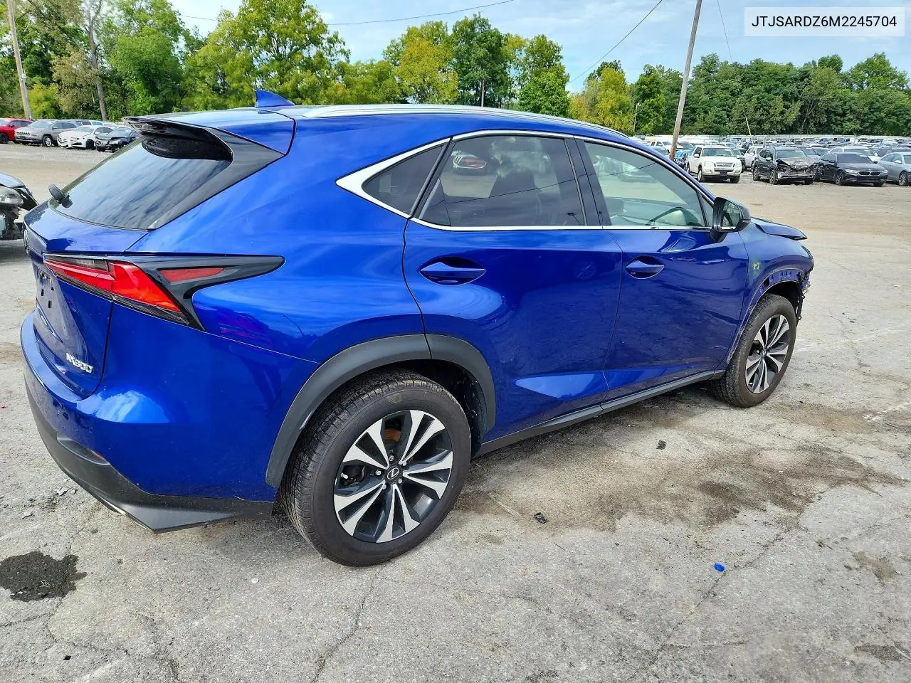 2021 LEXUS NX VIN JTJSARDZ6M2245704 — фото 3