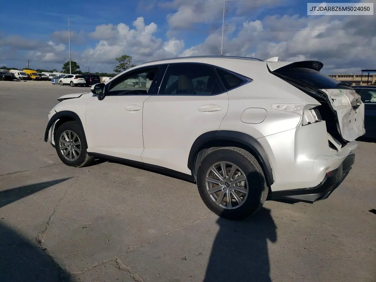 2021 LEXUS NX VIN JTJDARBZ6M5024050 — фото 2