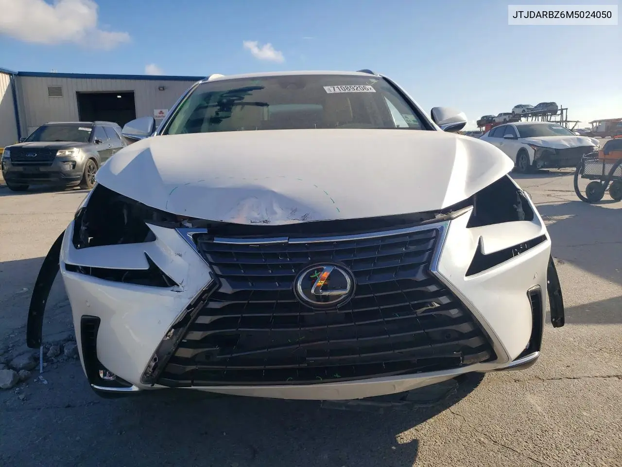 2021 LEXUS NX VIN JTJDARBZ6M5024050 — фото 5