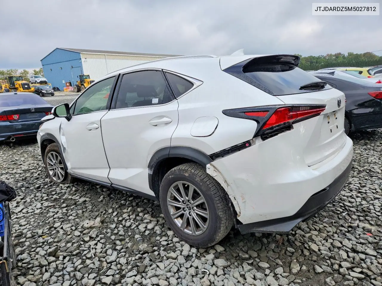 2021 LEXUS NX VIN JTJDARDZ5M5027812 — фото 2