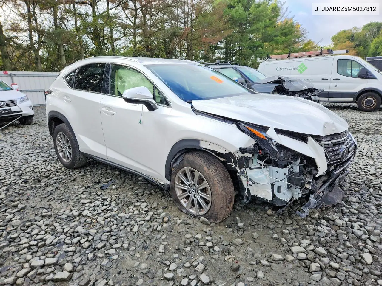 2021 LEXUS NX VIN JTJDARDZ5M5027812 — фото 4