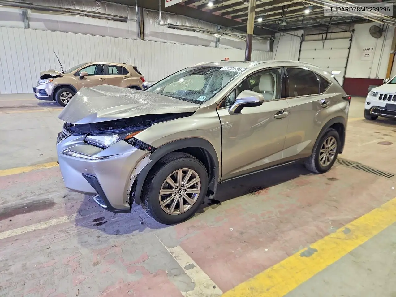 LEXUS NX 2021, VIN JTJDARDZ8M2239296