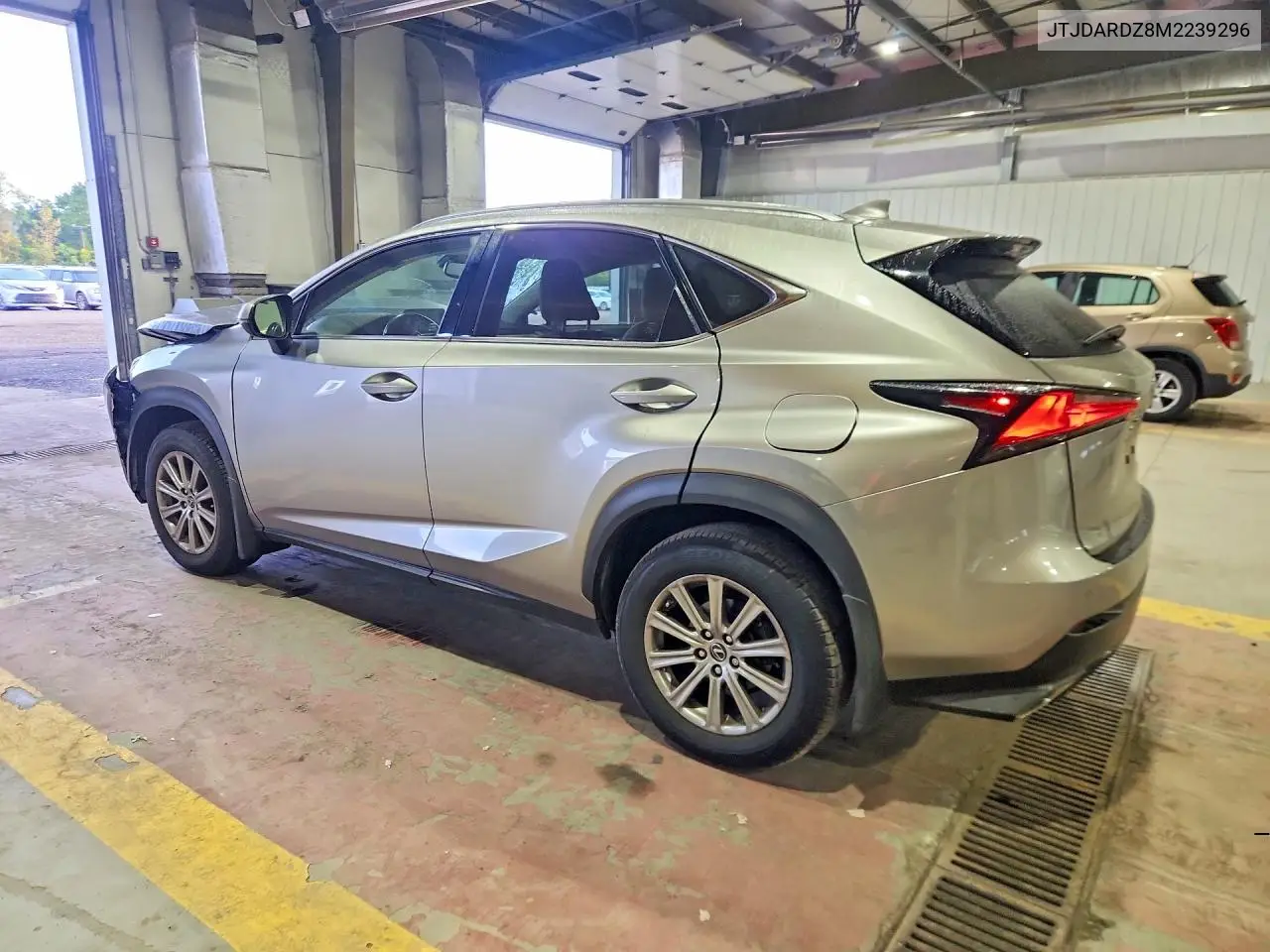 2021 LEXUS NX VIN JTJDARDZ8M2239296 — фото 2