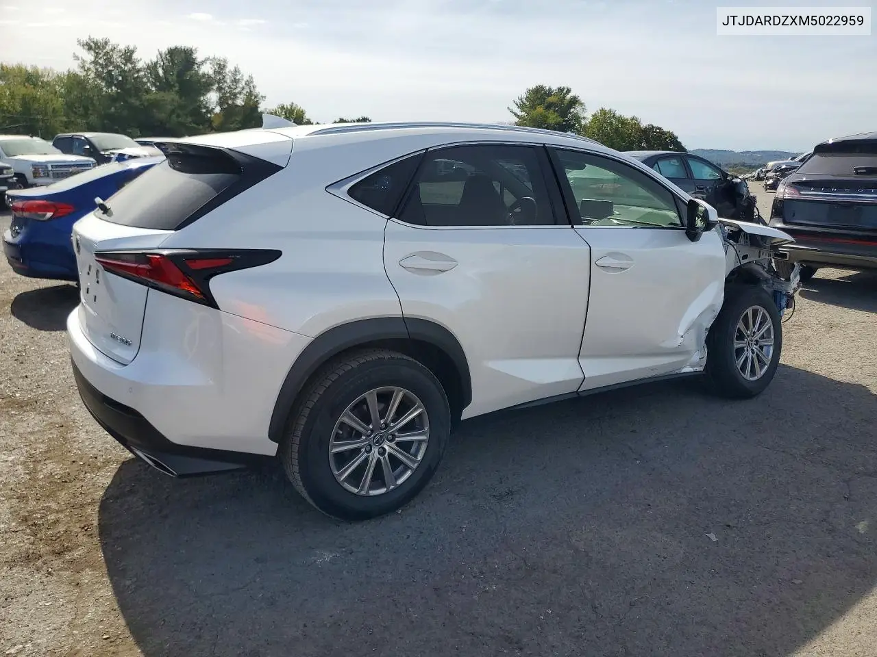 2021 LEXUS NX VIN JTJDARDZXM5022959 — фото 3