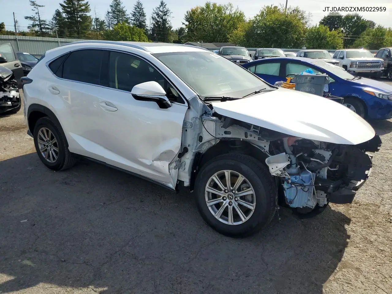 2021 LEXUS NX VIN JTJDARDZXM5022959 — фото 4
