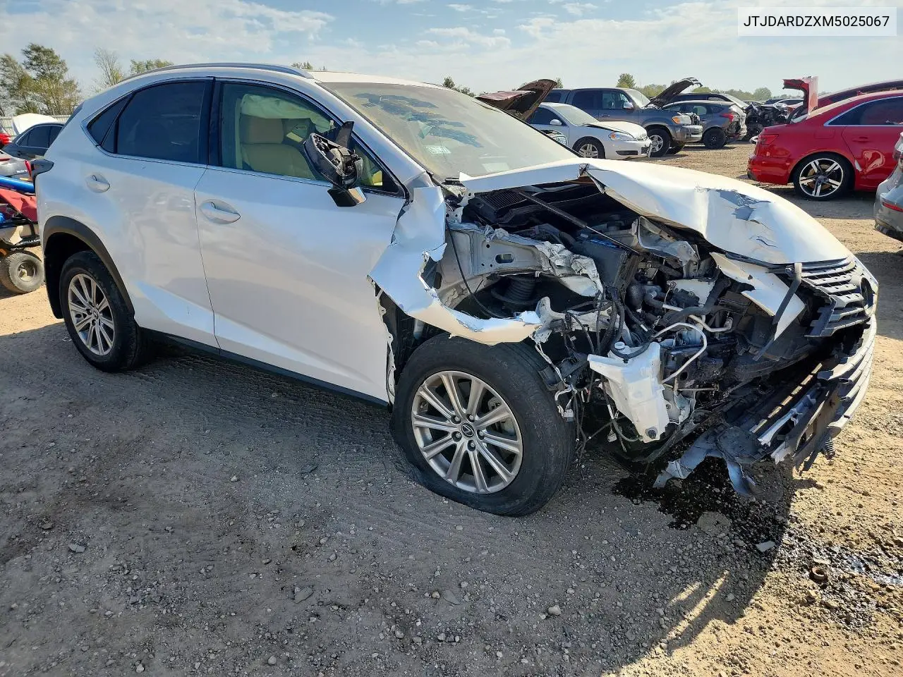 2021 LEXUS NX VIN JTJDARDZXM5025067 — фото 4