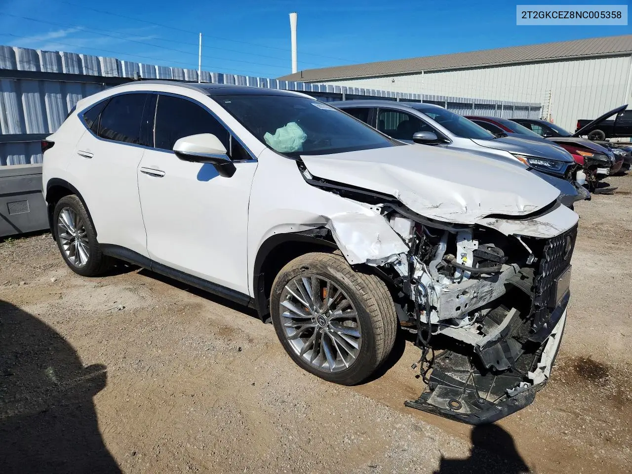 2022 LEXUS NX VIN 2T2GKCEZ8NC005358 — фото 4