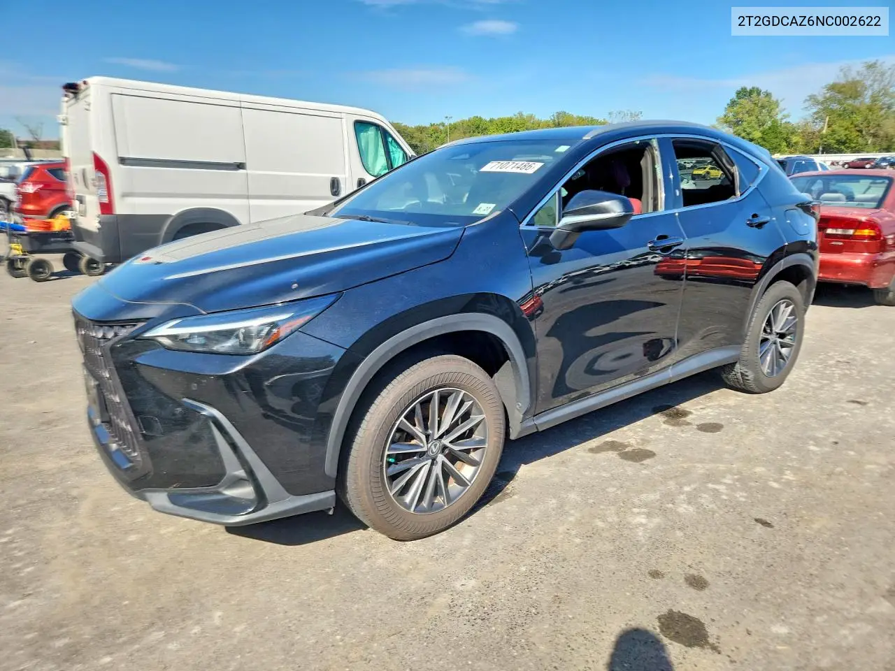 LEXUS NX 2022, VIN 2T2GDCAZ6NC002622