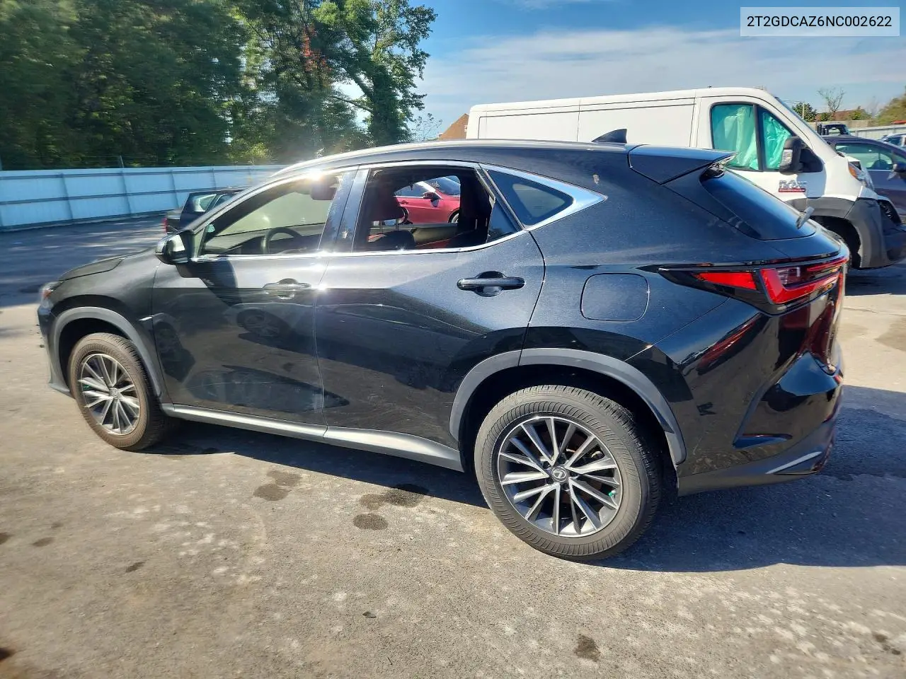 2022 LEXUS NX VIN 2T2GDCAZ6NC002622 — фото 2