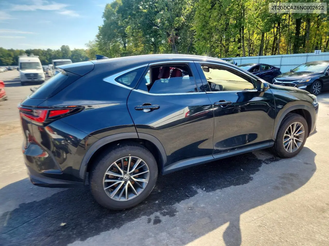 2022 LEXUS NX VIN 2T2GDCAZ6NC002622 — фото 3