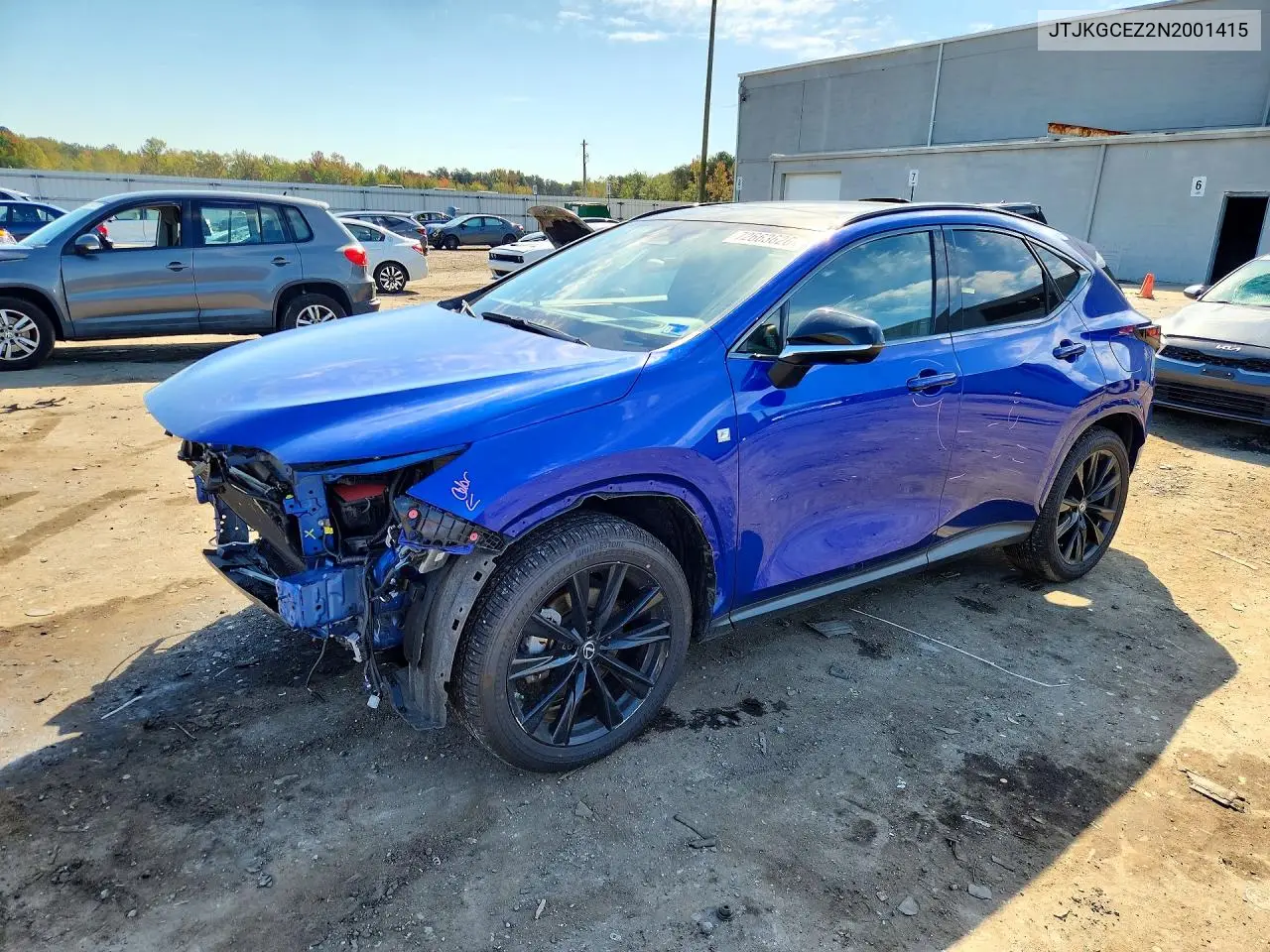 LEXUS NX 2022, VIN JTJKGCEZ2N2001415