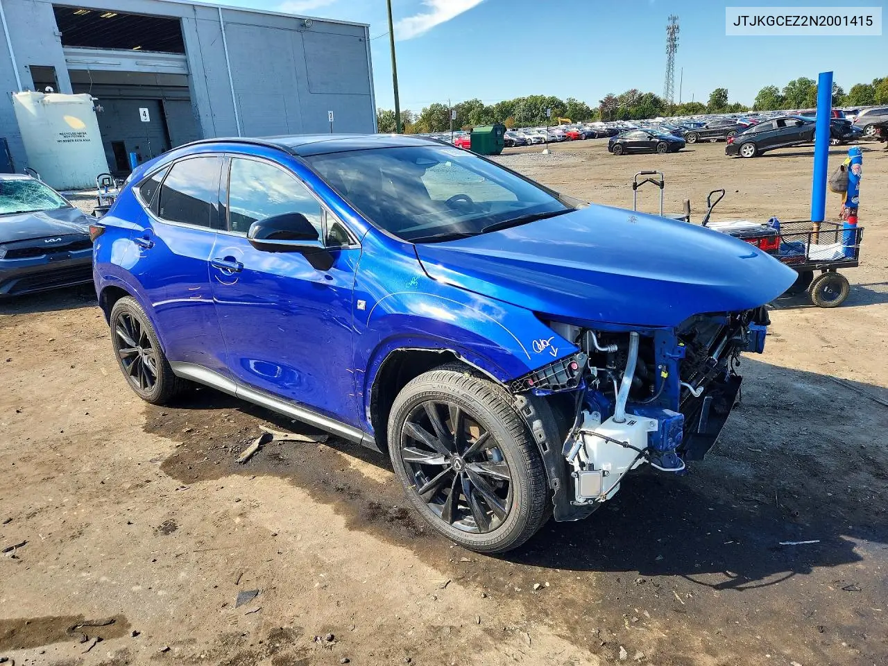 2022 LEXUS NX VIN JTJKGCEZ2N2001415 — фото 4