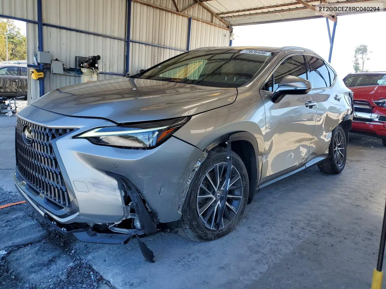 LEXUS NX 2024, VIN 2T2GGCEZ8RC040294