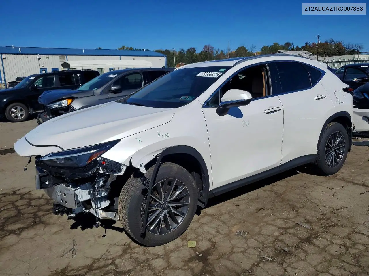 LEXUS NX 2024, VIN 2T2ADCAZ1RC007383