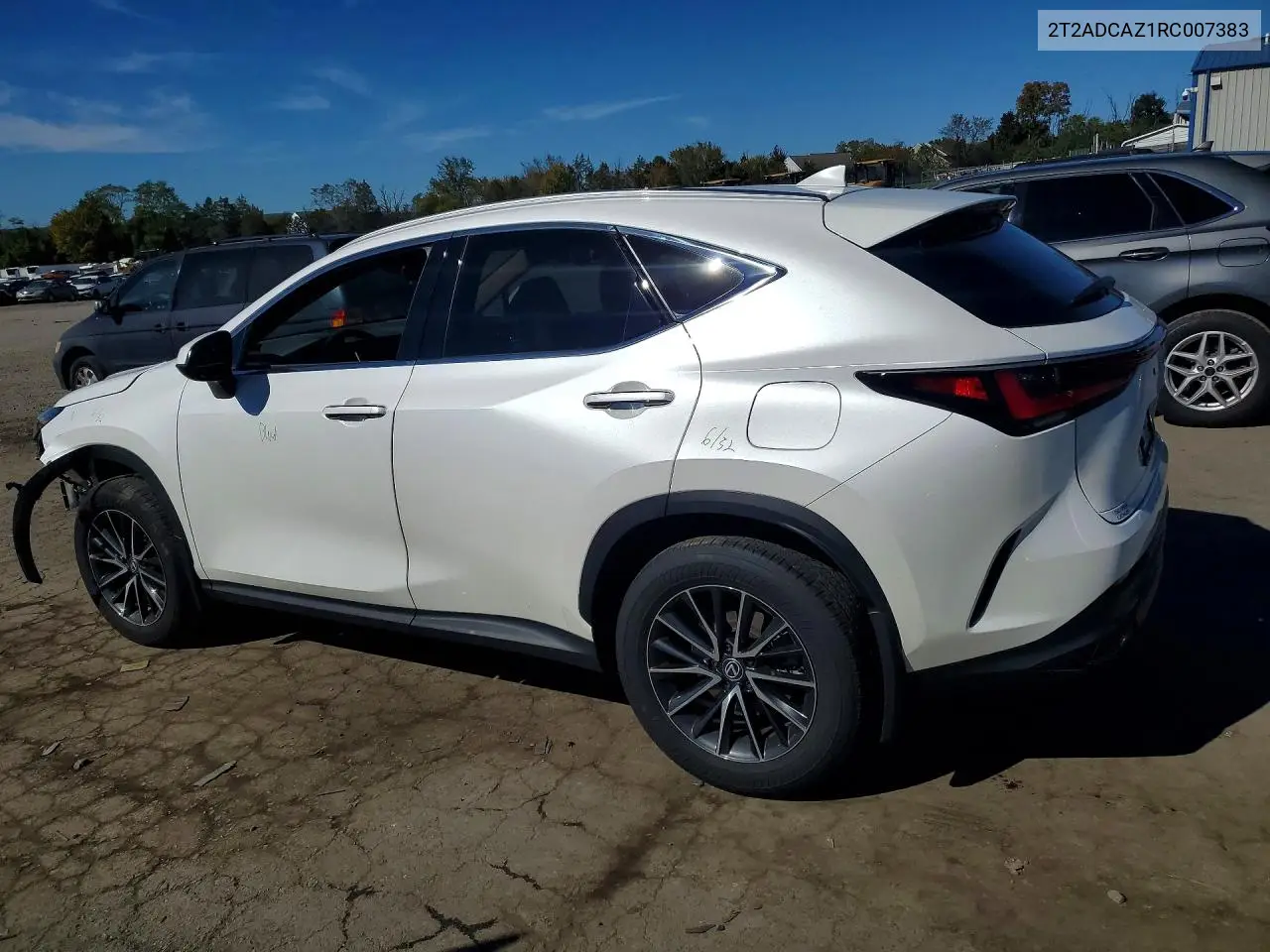 2024 LEXUS NX VIN 2T2ADCAZ1RC007383 — фото 2