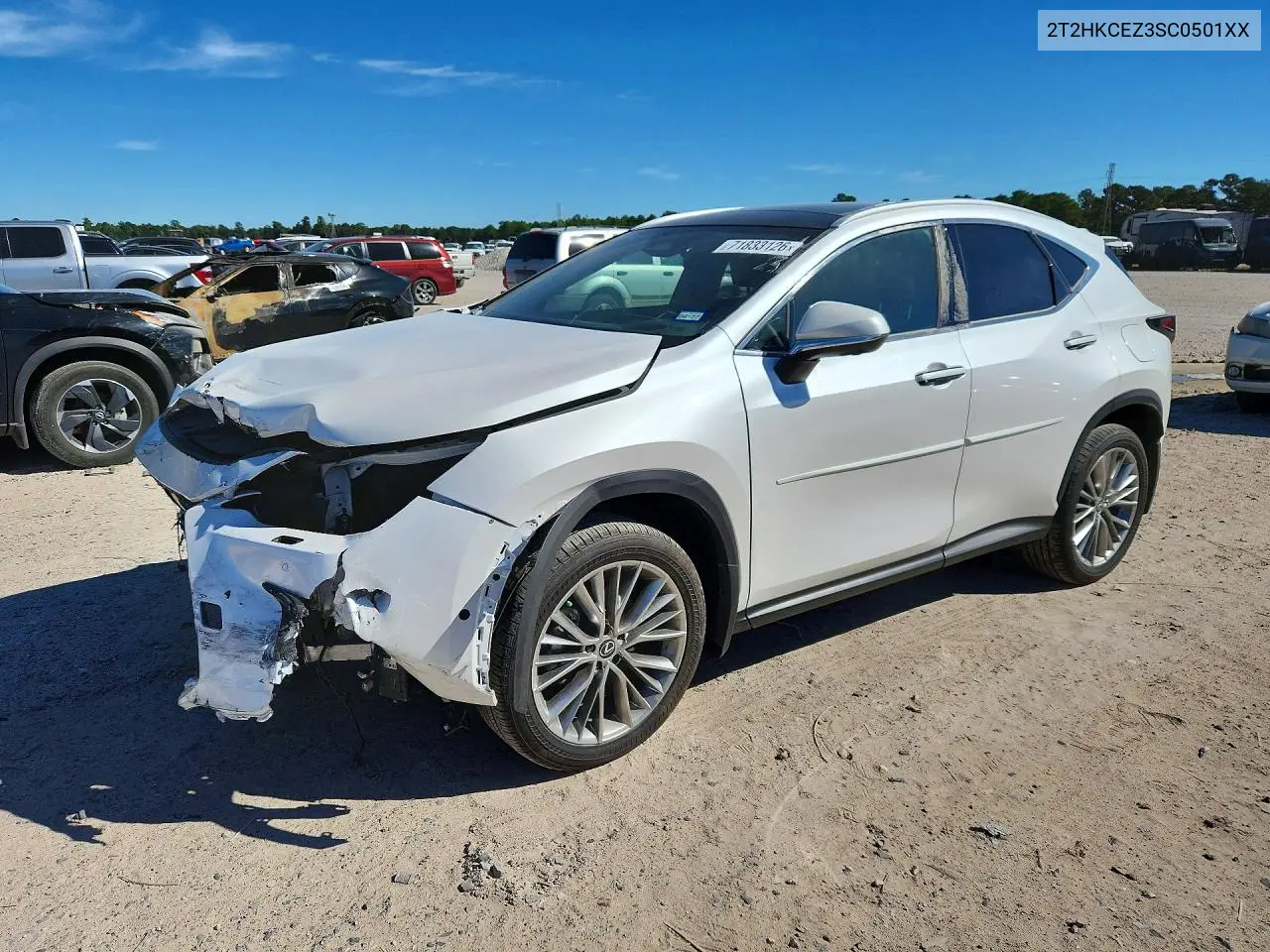 LEXUS NX 2025, VIN 2T2HKCEZ3SC0501XX