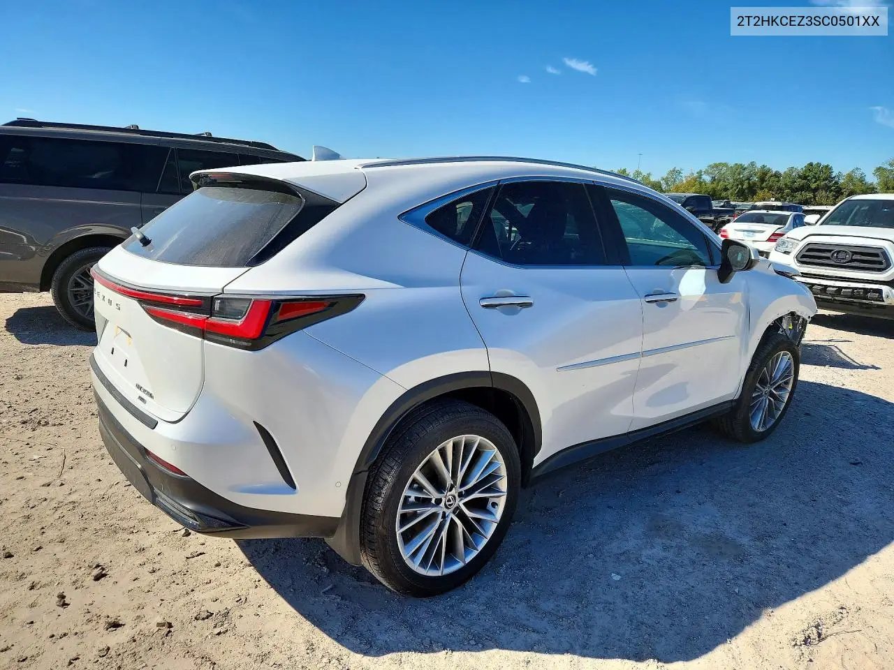 2025 LEXUS NX VIN 2T2HKCEZ3SC0501XX — фото 3