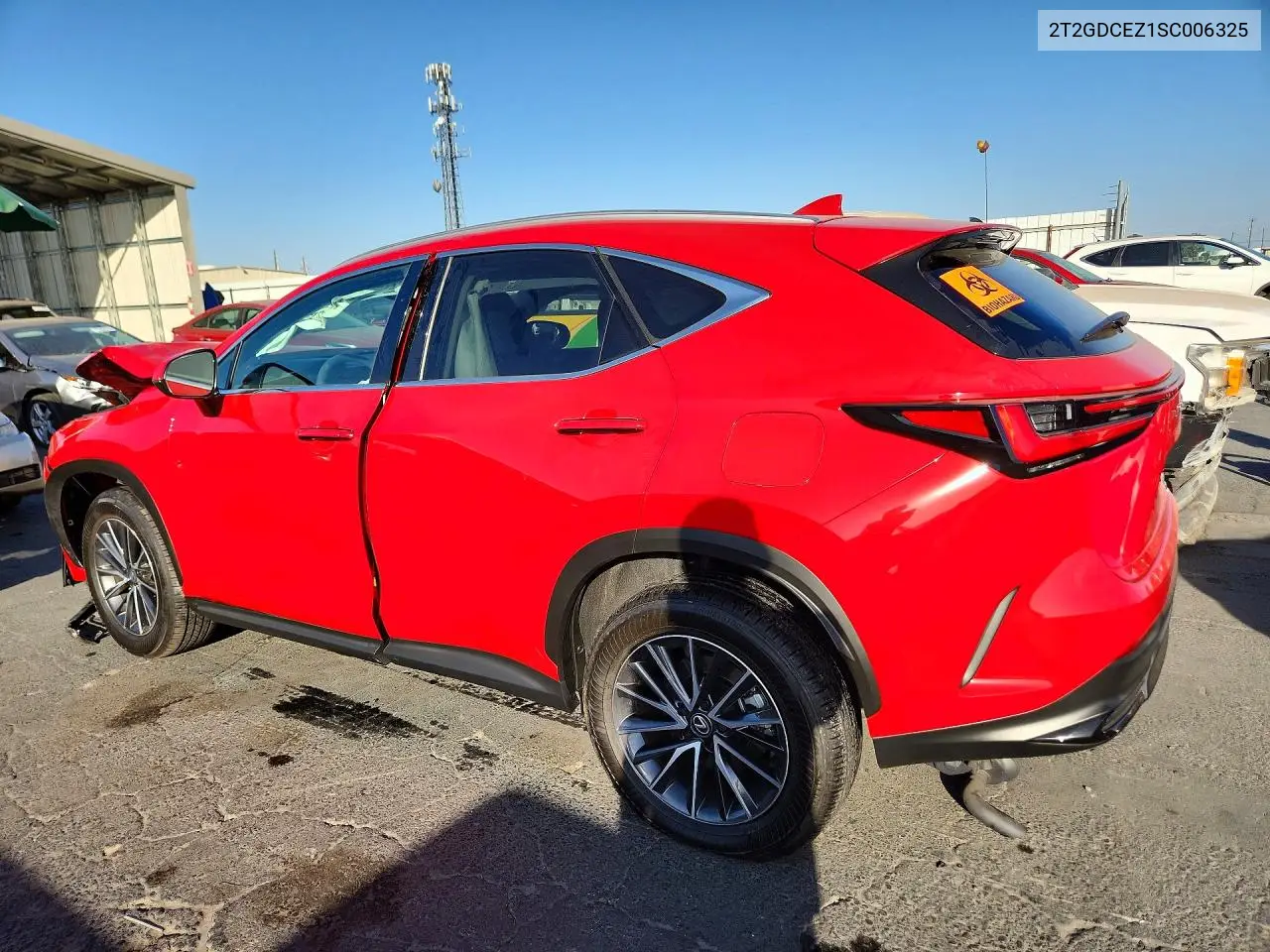 2025 LEXUS NX VIN 2T2GDCEZ1SC006325 — фото 2
