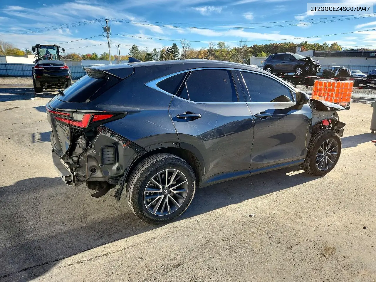 2025 LEXUS NX VIN 2T2GGCEZ4SC070947 — фото 3