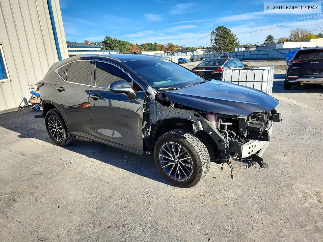 2025 LEXUS NX VIN 2T2GGCEZ4SC070947 — фото 4