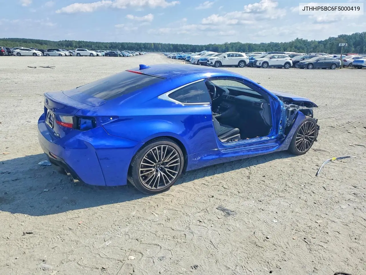 2015 LEXUS RC F VIN JTHHP5BC6F5000419 — фото 3