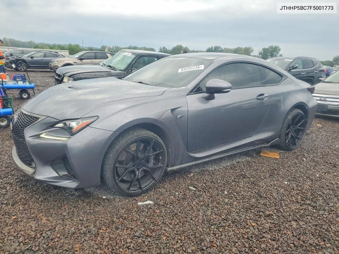 LEXUS RC F 2015, VIN JTHHP5BC7F5001773
