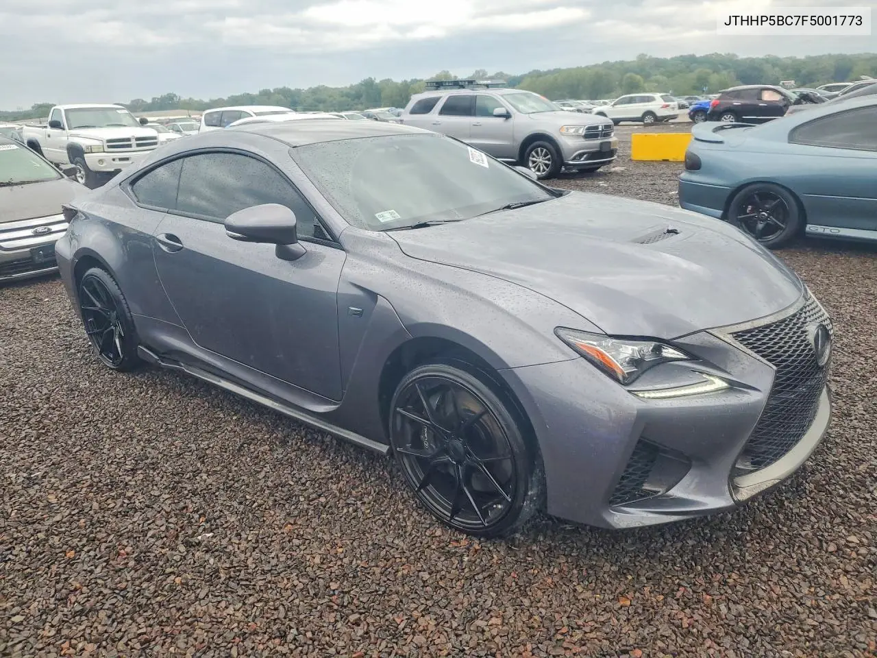 2015 LEXUS RC F VIN JTHHP5BC7F5001773 — фото 4