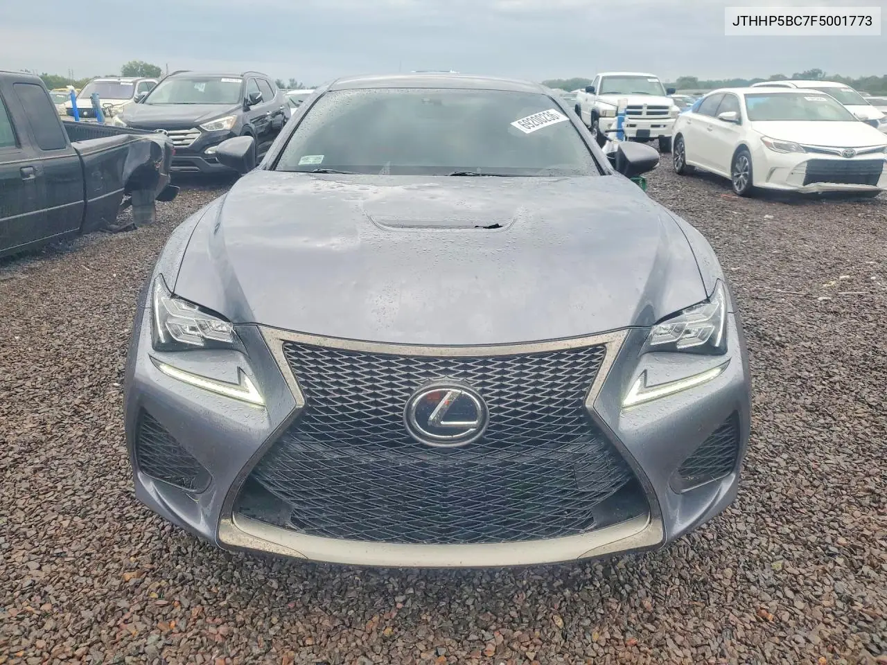 2015 LEXUS RC F VIN JTHHP5BC7F5001773 — фото 5