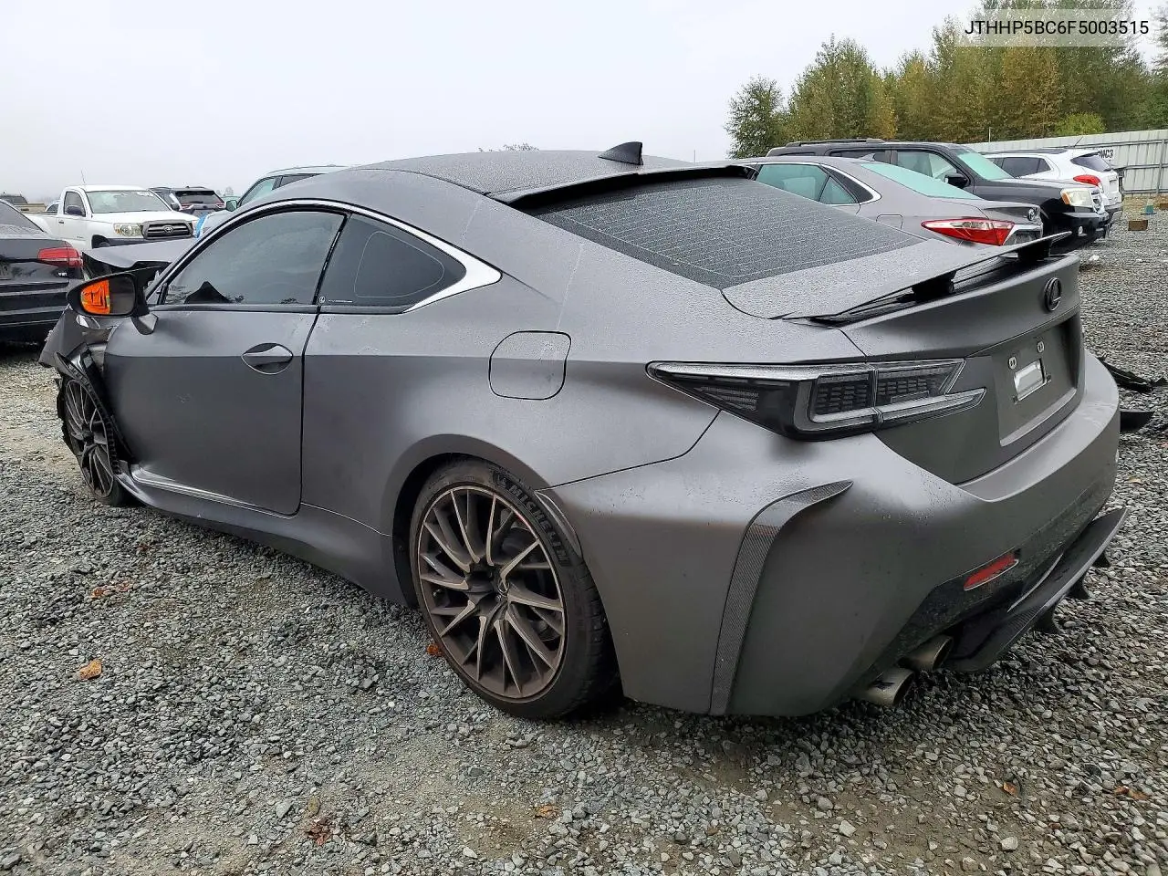 2015 LEXUS RC F VIN JTHHP5BC6F5003515 — фото 2
