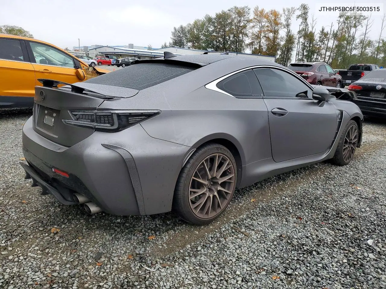 2015 LEXUS RC F VIN JTHHP5BC6F5003515 — фото 3