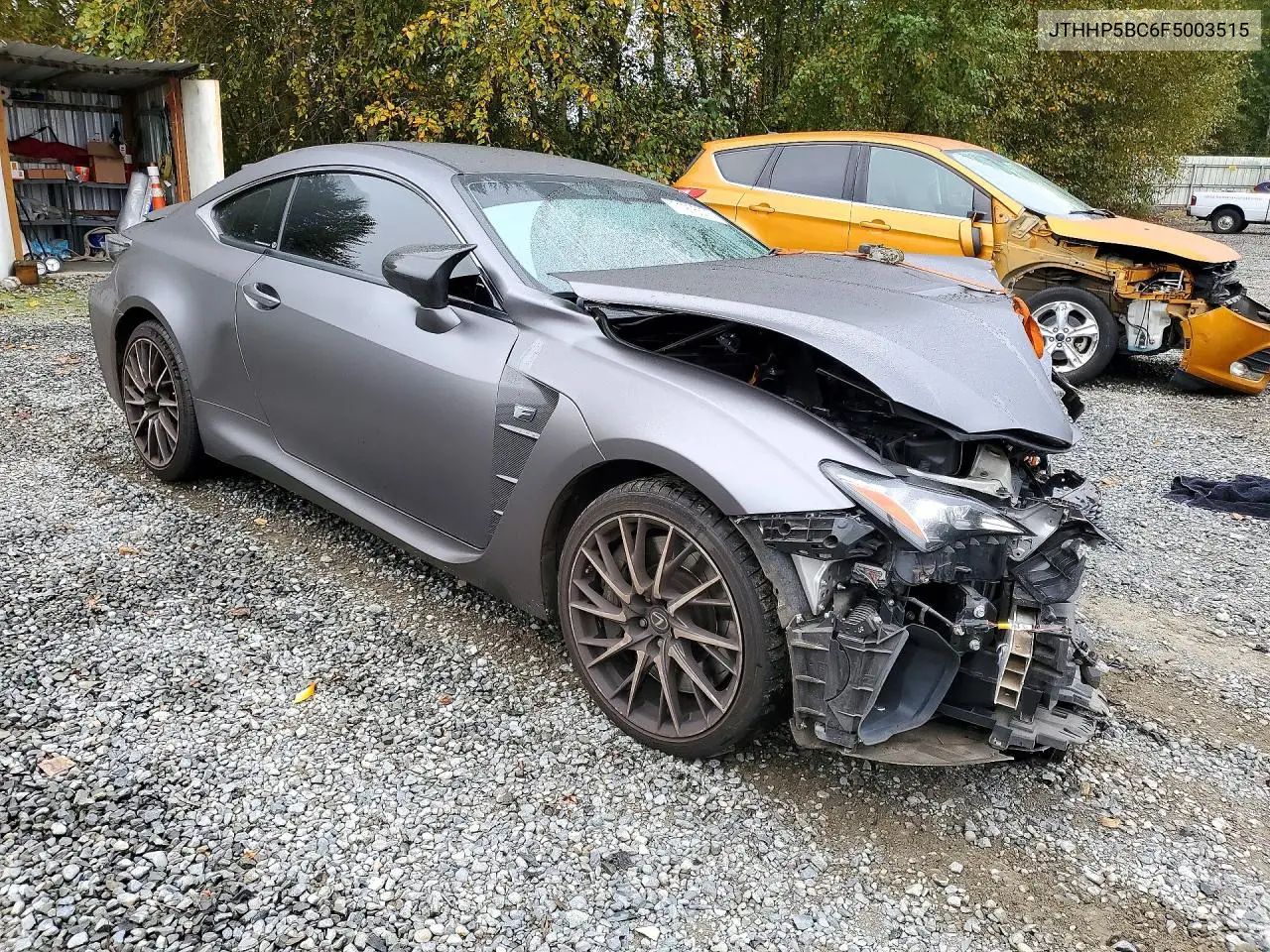 2015 LEXUS RC F VIN JTHHP5BC6F5003515 — фото 4