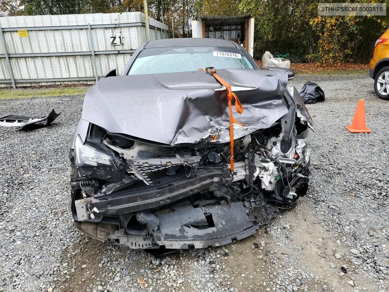 2015 LEXUS RC F VIN JTHHP5BC6F5003515 — фото 5