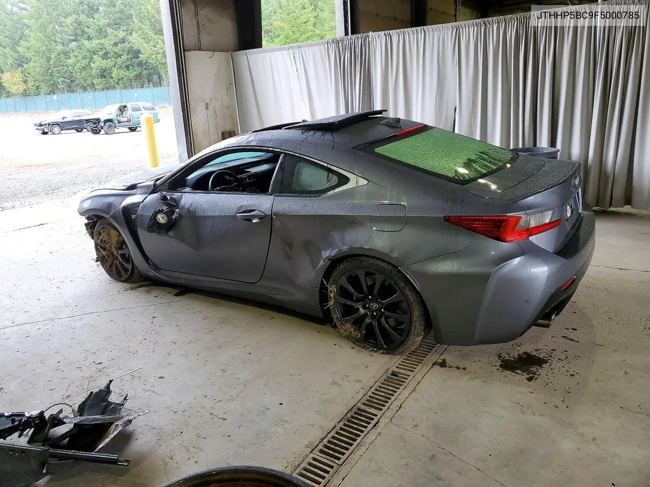 2015 LEXUS RC F VIN JTHHP5BC9F5000785 — фото 2