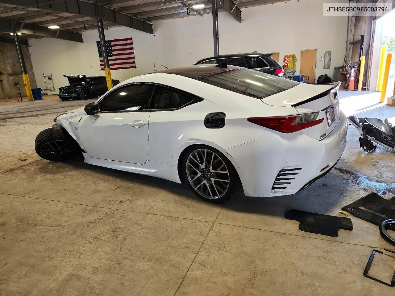 2015 LEXUS RC VIN JTHSE5BC9F5003794 — фото 2
