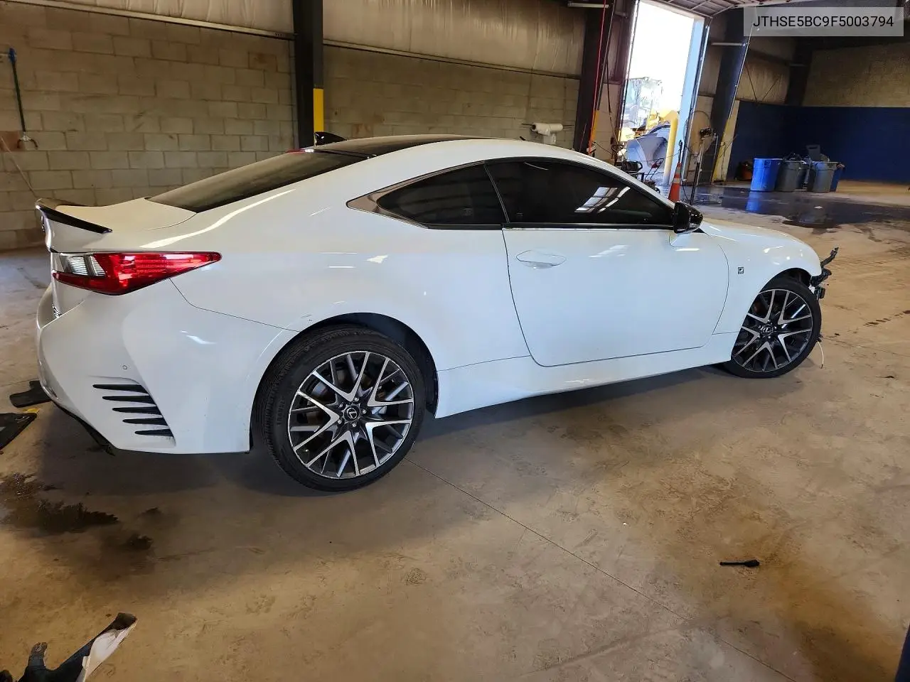 2015 LEXUS RC VIN JTHSE5BC9F5003794 — фото 3