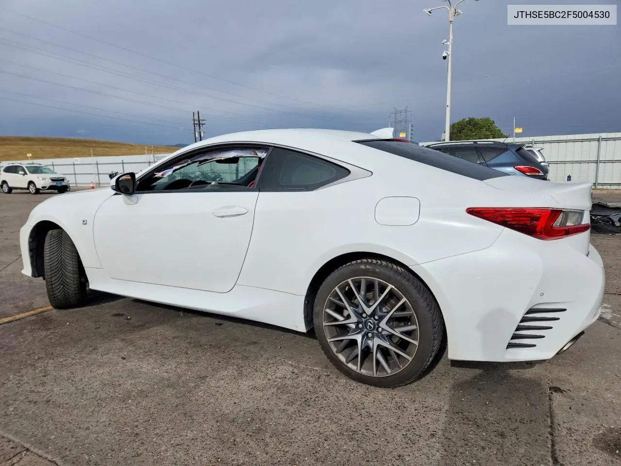 2015 LEXUS RC VIN JTHSE5BC2F5004530 — фото 2