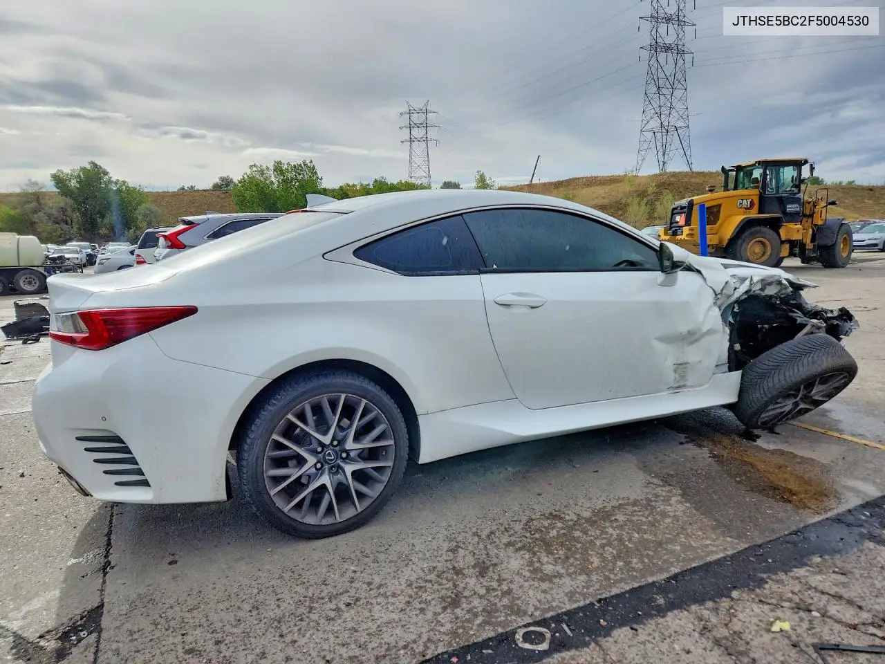 2015 LEXUS RC VIN JTHSE5BC2F5004530 — фото 3