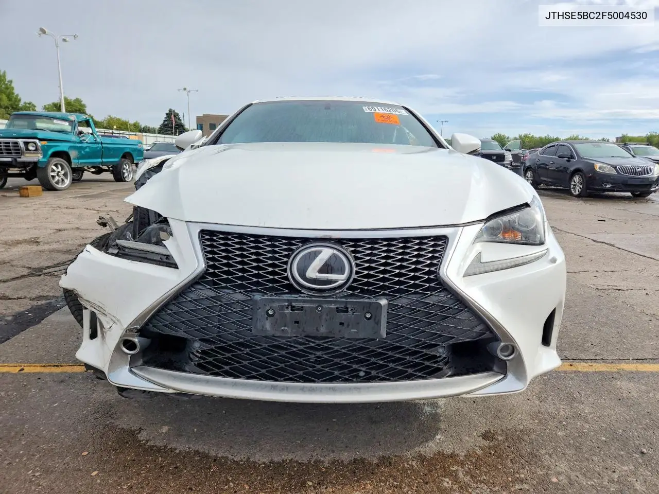 2015 LEXUS RC VIN JTHSE5BC2F5004530 — фото 5