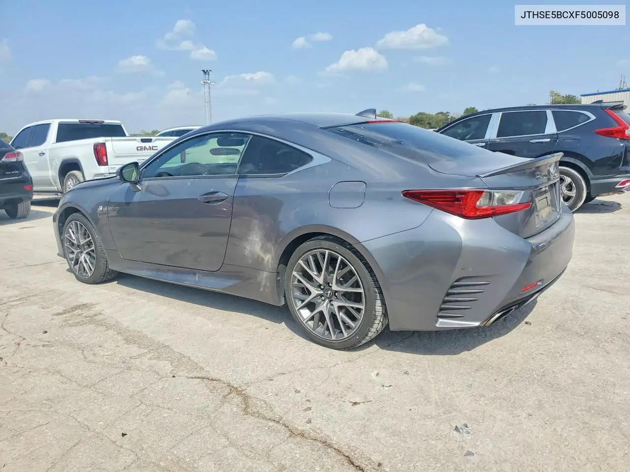 2015 LEXUS RC VIN JTHSE5BCXF5005098 — фото 2
